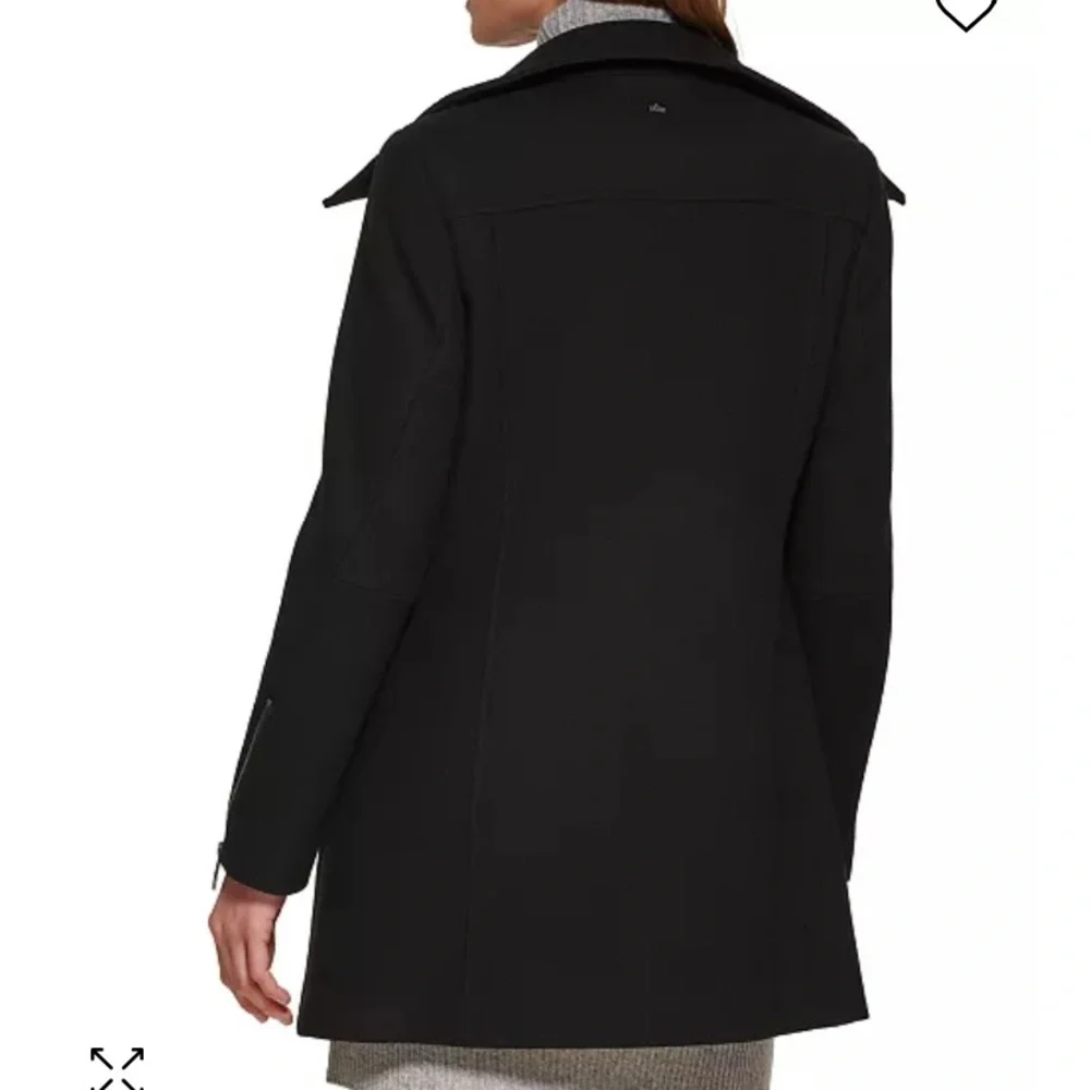 Calvin Klein Asymmetric wool coat - Picture 3 of 11